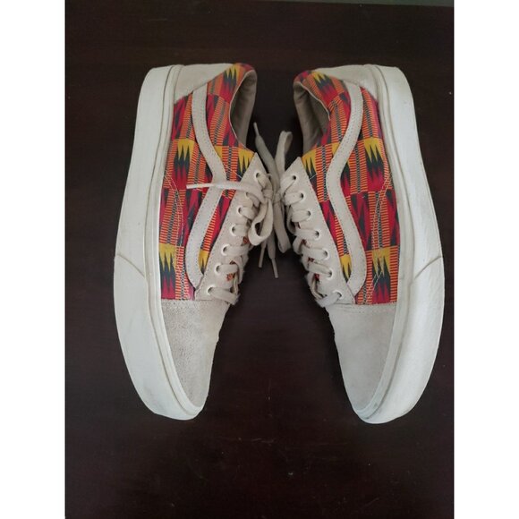 Vans Union X Old Skool 'Kente Cloth' Mens 10.5 Africa Skater Suede Low Top - Picture 5 of 13